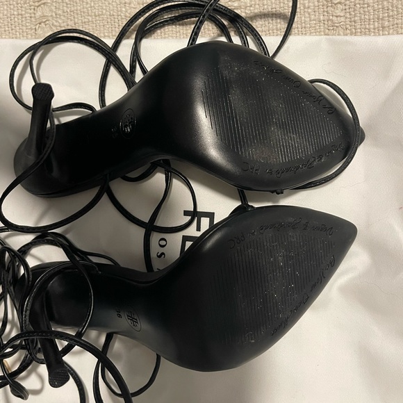 FEMME LA LUCE MINIMALE STRAPPY HEELS - Picture 9 of 13